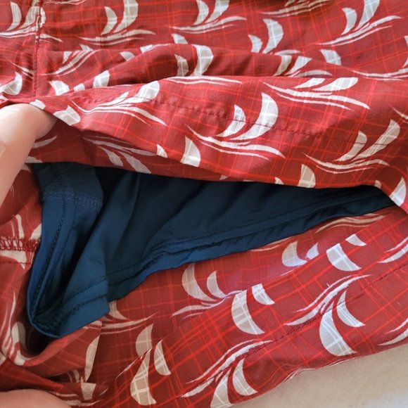 Fit4U Man UR Beach Boxers Size XLarge Swim Burgandy UPF 40+ Quick Dry Soft - Picture 11 of 11